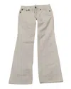 Dsquared2 Flared Jeans In White Denim In White