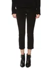 Dsquared2 Flared Velvet Trousers In Black