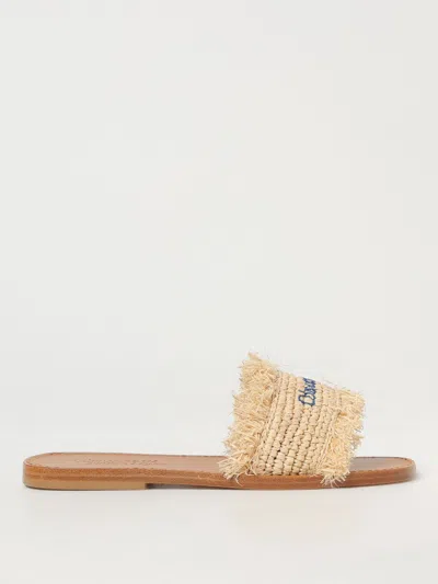 DSQUARED2 FLAT SANDALS DSQUARED2 WOMAN COLOR BEIGE,428706022