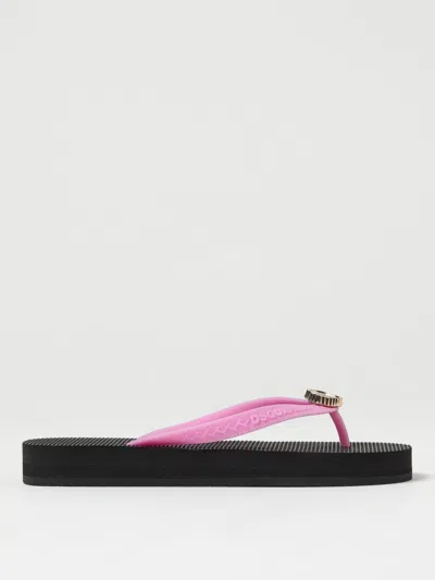 Dsquared2 Flat Sandals  Woman Color Black