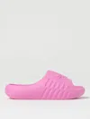 Dsquared2 Logo-embossed Open-toe Slides In Pink