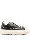 Dsquared2 Round-toe Low-top Sneakers In Black