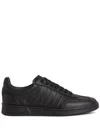 Dsquared2 Men's Leather Sneakers With Logo In Black