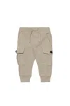 Dsquared2 Fleece Cargo Pants With Maple Leaf In Grey