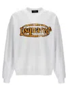 Dsquared2 Crew Neck Logo Sweatshirt In White