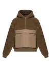 Dsquared2 Fleece Hoodie In Brown