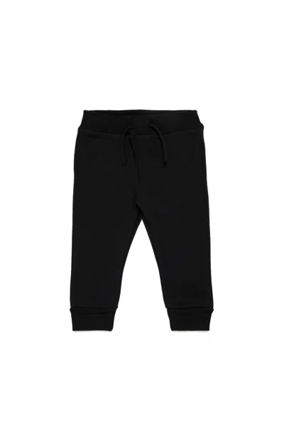 Dsquared2 Babies' Fleece Jogger Pants With  Logo In Black