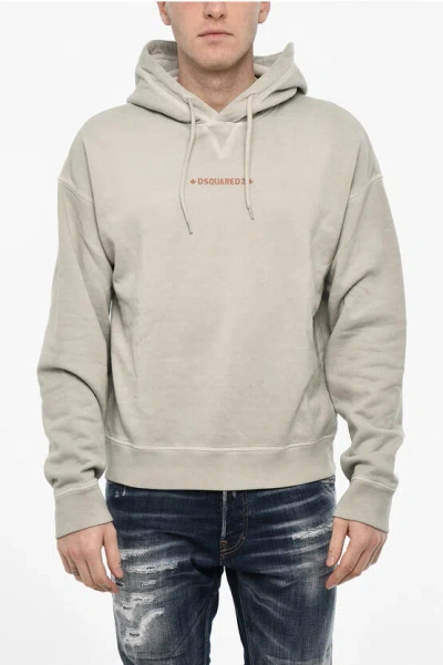 Dsquared2 Fleeced-cotton Hoodie