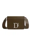 Dsquared2 Flip Shoulder Bag In Green