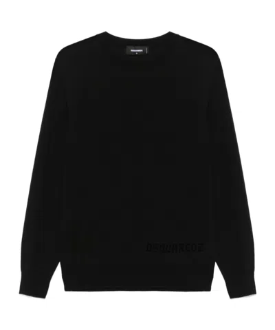 Dsquared2 Flocked-logo Sweater