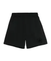 Dsquared2 Flocked Logo Track Shorts In Black