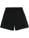 Dsquared2 Flocked Logo Track Shorts In Black