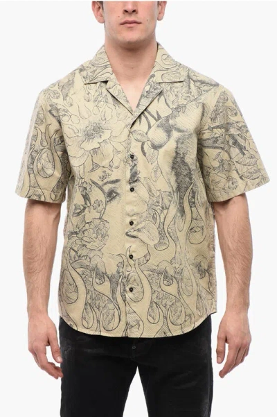 Dsquared2 Floral Bowling Shirt