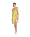 Dsquared2 Woman Mini Dress Light Green Size 8 Polyester In Nude