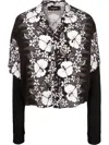 Dsquared2 Bowling Drop Shirt In Black