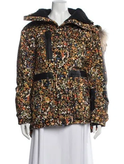 Pre-owned Dsquared2 Floral Print Parka In Multi