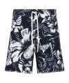 Dsquared2 Floral-pattern Shorts In Blue