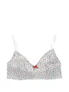 Dsquared2 Floral-print Bra In White