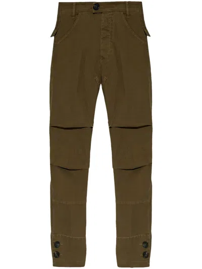DSQUARED2 FOLDED-PANEL TROUSERS