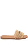 Dsquared2 Summer Lovers Natural Rafia Flat Sandals