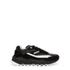 Dsquared2 Logo-print Low-top Sneakers In Black And White