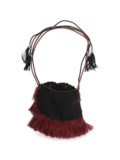Dsquared2 Fringed Necklace In Purple