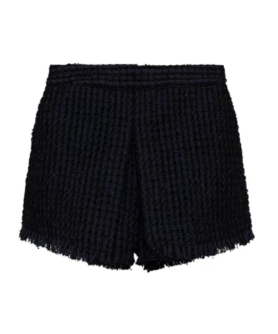 Dsquared2 Fringed Shorts In Black