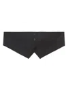 Dsquared2 Front-button Cummerbund In Black