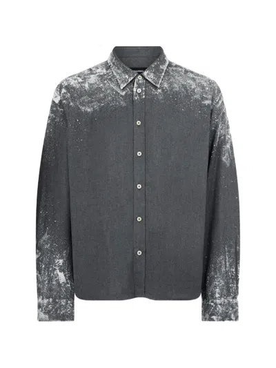Dsquared2 Frosted Boxy Shirt In Gray