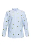 Dsquared2 Man Shirt Light Blue Size 44 Cotton