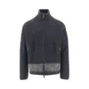 Dsquared2 Full-zip Cardigan With Mohair Inlay In Gray