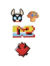 Dsquared2 Gaming Pixel-art Pins In Multi