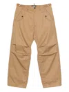 Dsquared2 Gathered-knees Cargo Pants In Brown
