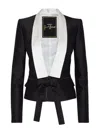 Dsquared2 Gatsby Fit Black Virgin Wool In Black