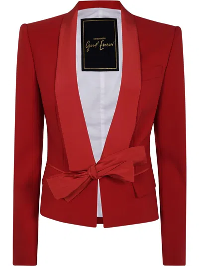 Dsquared2 Gatsby Fit Jacket Clothing In Red