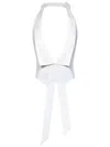 Dsquared2 Gatsby Top In Cotton And Silk Blend