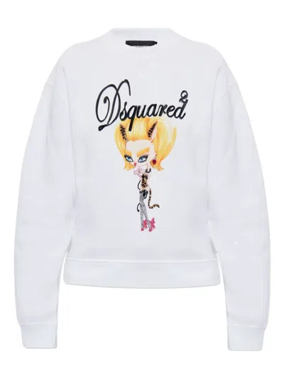 DSQUARED2 GEMSTONE-PRINT SWEATER
