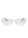 Dsquared2 Geometric-frame Sunglasses In White