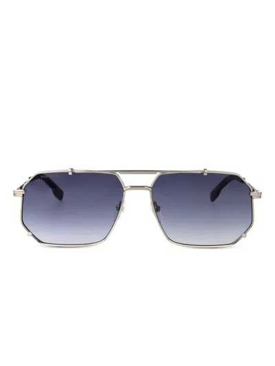 Dsquared2 Geometric-frame Sunglasses In Silver