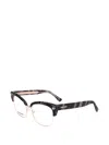 Dsquared2 Geometric-frame Glasses In Purple