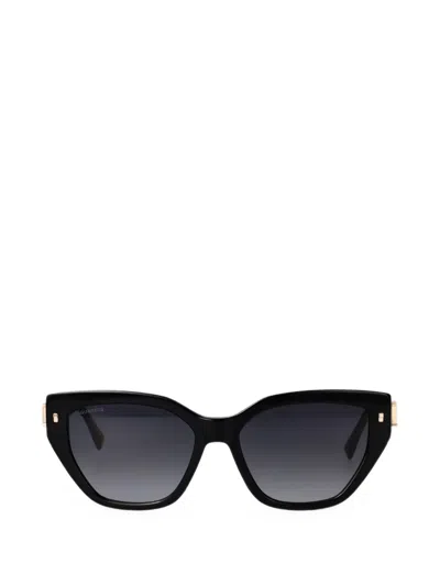 Dsquared2 Geometric-frame Sunglasses In Black
