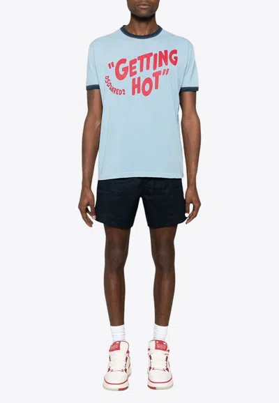 DSQUARED2 GETTING HOT PRINT T-SHIRT