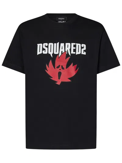 DSQUARED2 GHOST MAPLE LEAF T-SHIRT