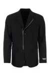 Dsquared2 Black Stretch Wool Blazer