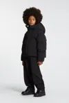 Dsquared2 Short Hooded Padded Jacket In Black