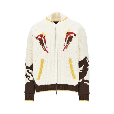 Dsquared2 Snowy Dream Cable-knit In Multi