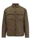 Dsquared2 Buttoned Flap-pocket Jacket In Brown