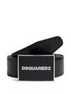 Dsquared2 Leather Belts In Black