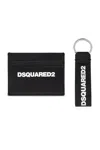 Dsquared2 Gift Set: Card Holder And Keychain In Multi