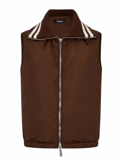 Dsquared2 Gilet In Brown